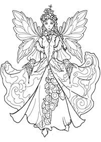 fairy coloring pages - page 80