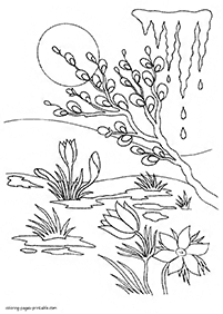 flower coloring pages - page 101