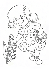 flower coloring pages - page 123