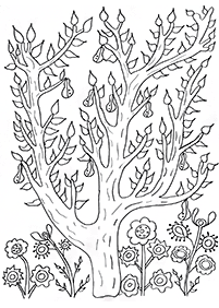 flower coloring pages - page 138