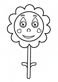 flower coloring pages - page 144