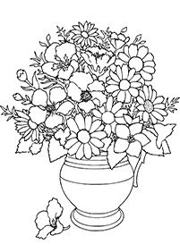flower coloring pages - Page 20