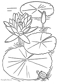 flower coloring pages - page 44