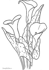 flower coloring pages - page 60