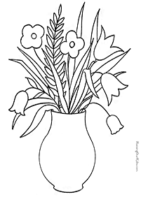 flower coloring pages - page 71