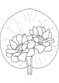 flower coloring pages - page 78