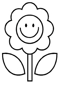 flower coloring pages - page 89