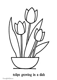 flower coloring pages - page 91