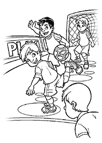 footbal coloring pages - page 11