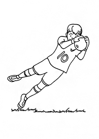 footbal coloring pages - page 16