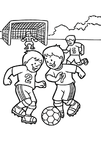 footbal coloring pages - page 49