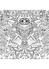 Mandala with animals coloring pages - page 56