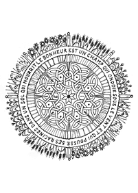 mandala flowers coloring pages - Page 28