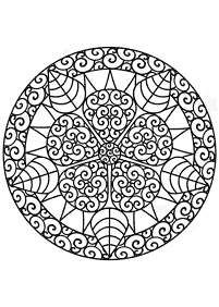 mandala flowers coloring pages - page 32