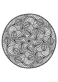 mandala flowers coloring pages - page 45
