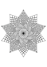 mandala flowers coloring pages - page 55
