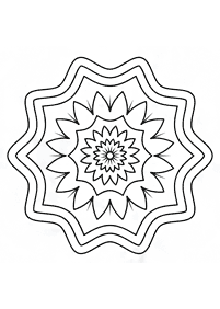 mandala flowers coloring pages - page 67