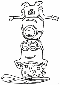 minions coloring pages - Page 29