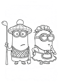 minions coloring pages - page 54