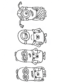 minions coloring pages - page 74