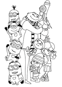 minions coloring pages - page 75
