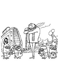 minions coloring pages - page 78