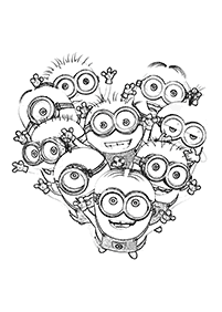 minions coloring pages - page 86