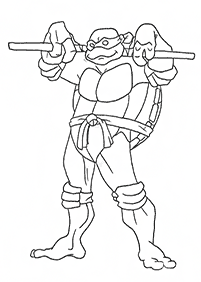 ninja turtles coloring pages - page 10