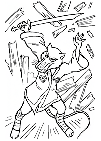 ninja turtles coloring pages - Page 24
