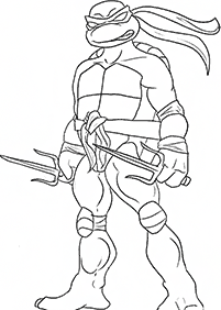 ninja turtles coloring pages - page 32