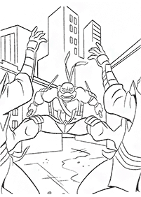 ninja turtles coloring pages - page 45