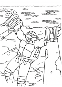 ninja turtles coloring pages - page 47