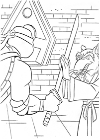 ninja turtles coloring pages - page 5