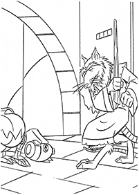 ninja turtles coloring pages - page 59