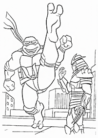 ninja turtles coloring pages - page 60
