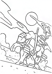 ninja turtles coloring pages - page 61