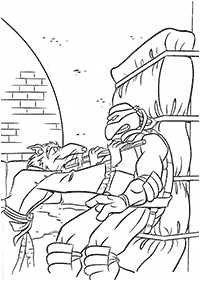 ninja turtles coloring pages - page 63