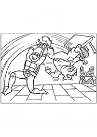 ninja turtles coloring pages - page 64