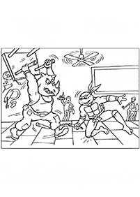 ninja turtles coloring pages - page 68