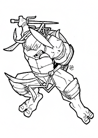 ninja turtles coloring pages - page 70