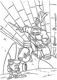 ninja turtles coloring pages - page 71