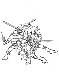 ninja turtles coloring pages - page 73