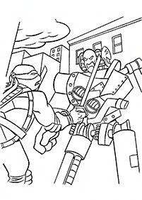 ninja turtles coloring pages - page 80