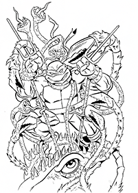 ninja turtles coloring pages - page 84