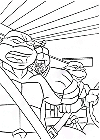 ninja turtles coloring pages - page 88
