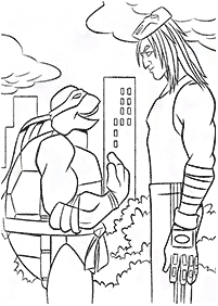 ninja turtles coloring pages - page 89