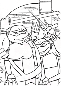 ninja turtles coloring pages - page 91
