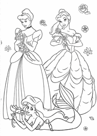 princess coloring pages - page 104