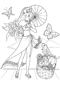 princess coloring pages - page 122