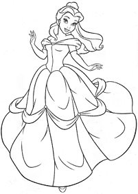 princess coloring pages - page 124